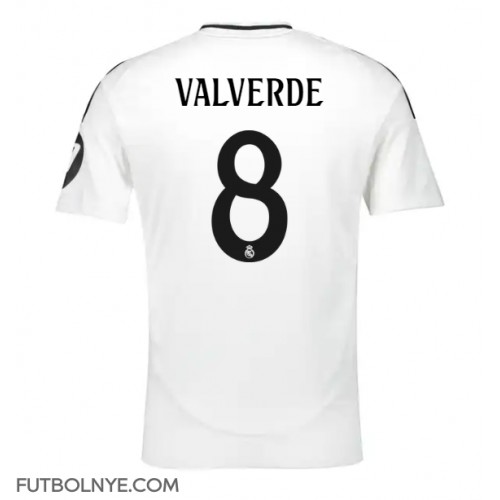 Camiseta Real Madrid Federico Valverde #8 Primera Equipación 2024-25 manga corta